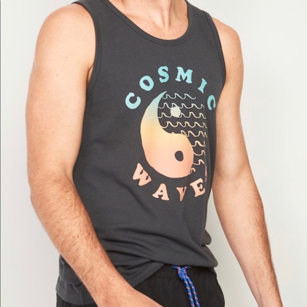 NWT Old Navy Graphic Soft-Washed Tank Top